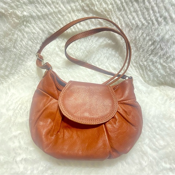 BORSE IN PELLE Handbags - Elegant Genuine Leather Crossbody Bag